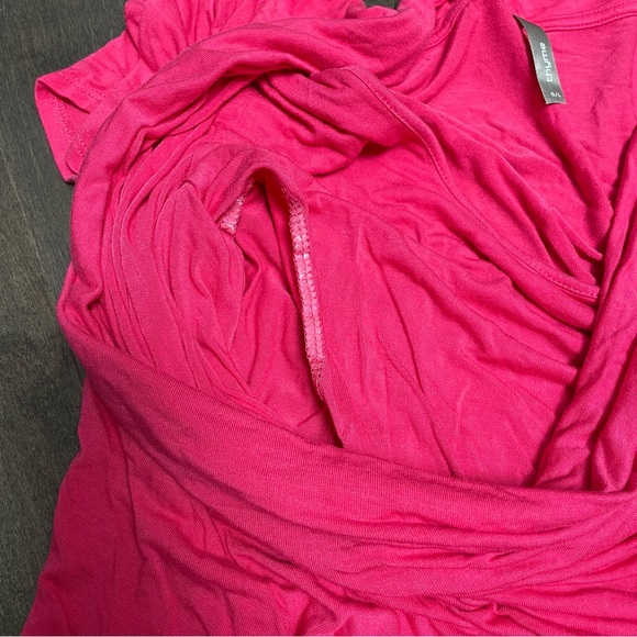 Nursing Cowl-Neck Short Sleeve Top - Picture 4 of 8